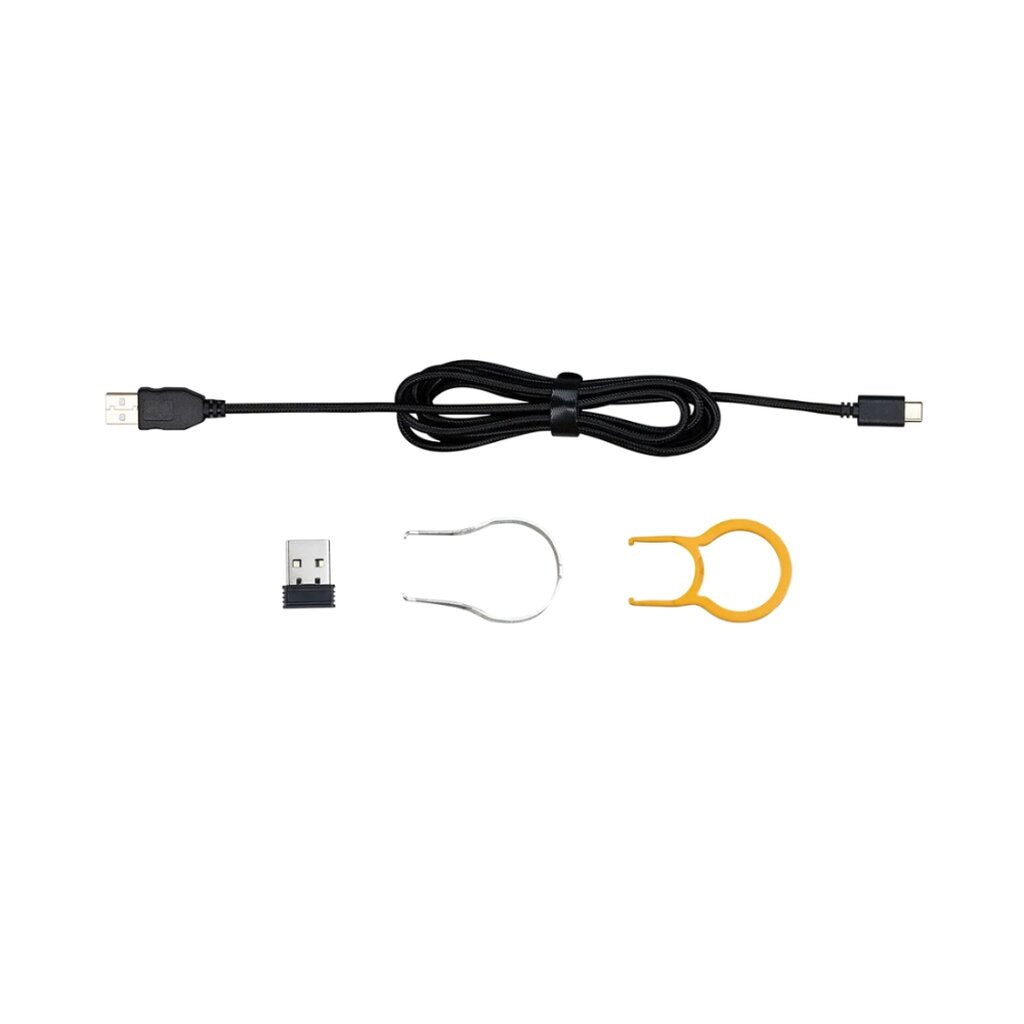 NUBWO X36 BLACK RED SWITCH ( 3 in 1 เชื่อมต่อได้ 3 แบบ ) 2.4G Wireless / Bluetooth 5.0 / USB Type-C Wired