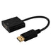 NAVA IT DISPLAY PORT TO HDMI FEMALE ADAPTER อุปกรณ์แปลงสัญญาณ สีดำ