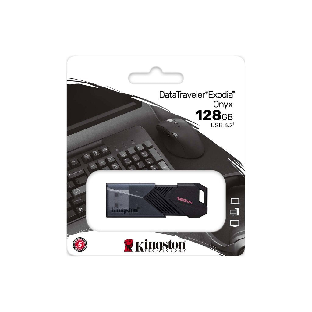 Kingston DataTraveler Exodia Onyx Thumb Drive 128GB