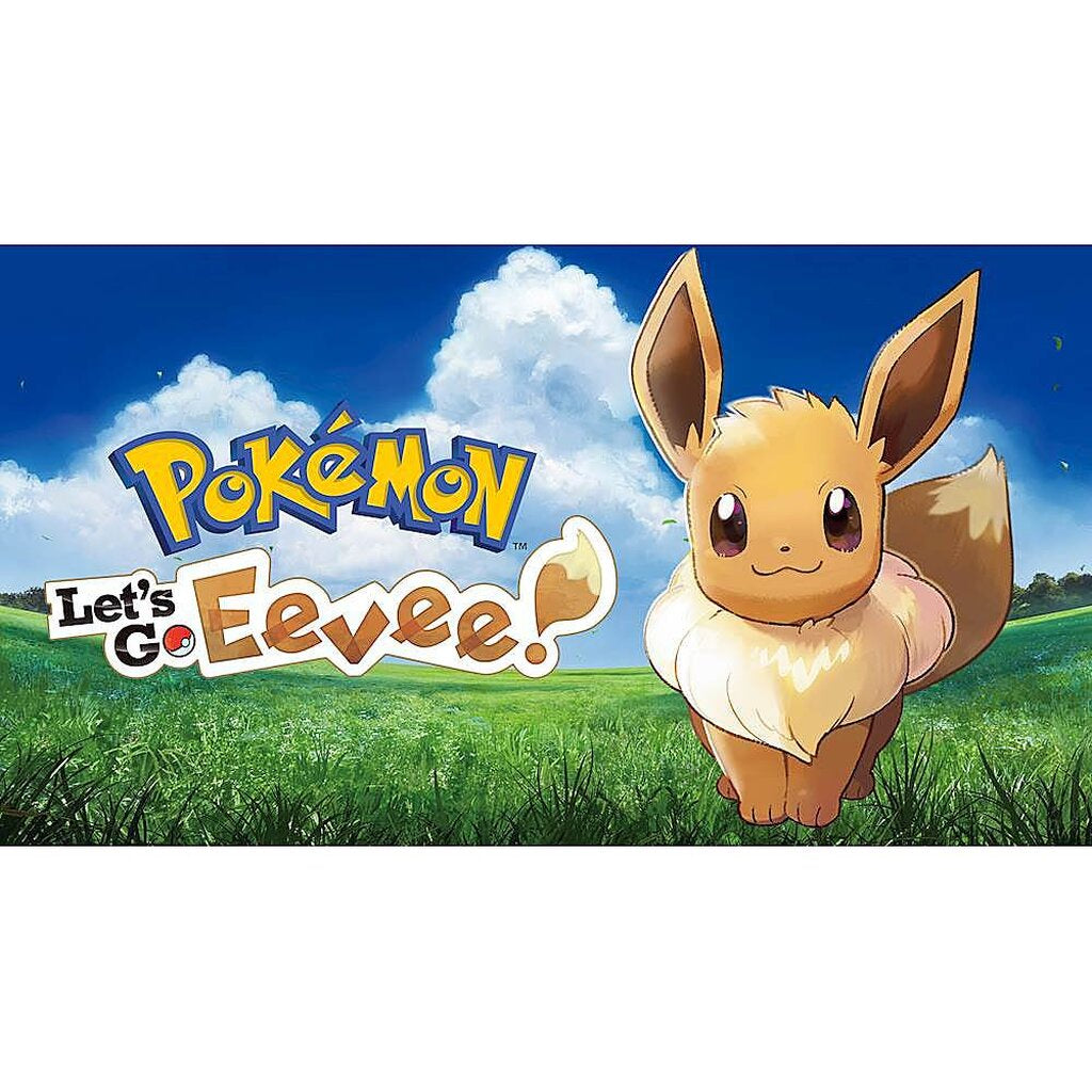 Pokemon Let's Go Eevee Switch แผ่นเกม Nintendo Joy-Con