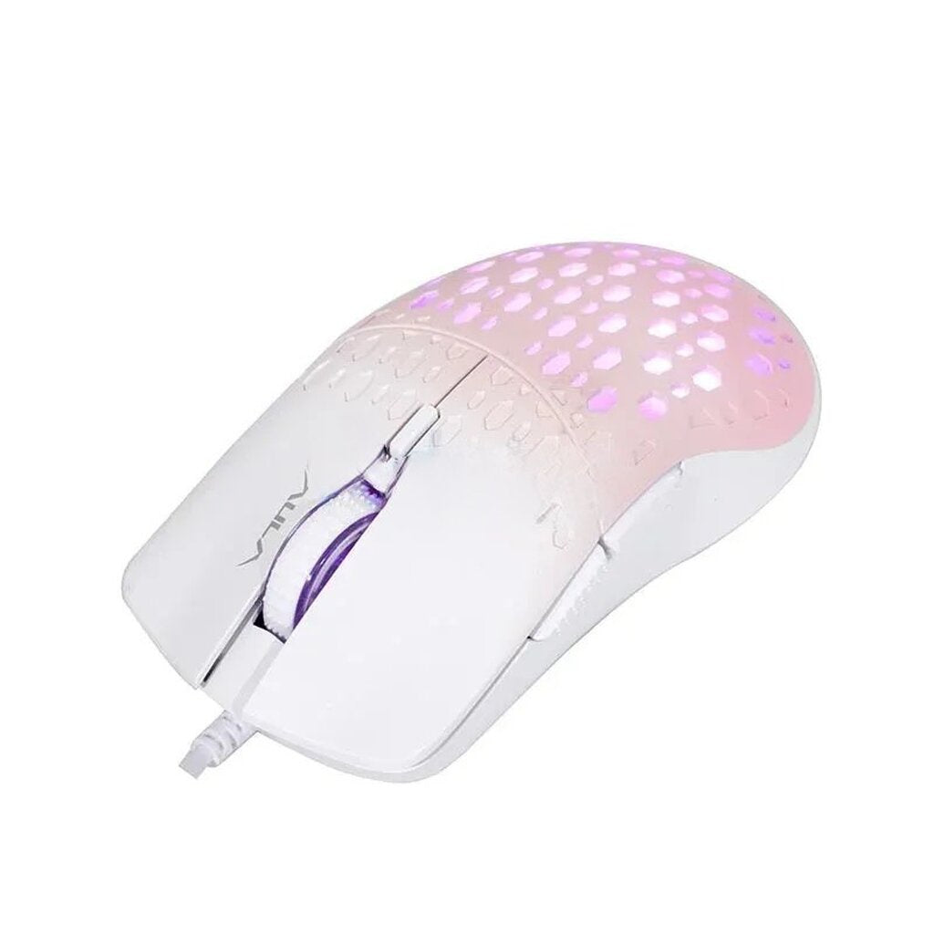 AULA S11 PRO (WHITE/PINK) OPTICAL GAMING MOUSE USB 3600 DPI