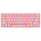 Tsunami Outemu MK-68 68Keys Compact Mechanical Keyboard SAKUA PINK RED SWITCH