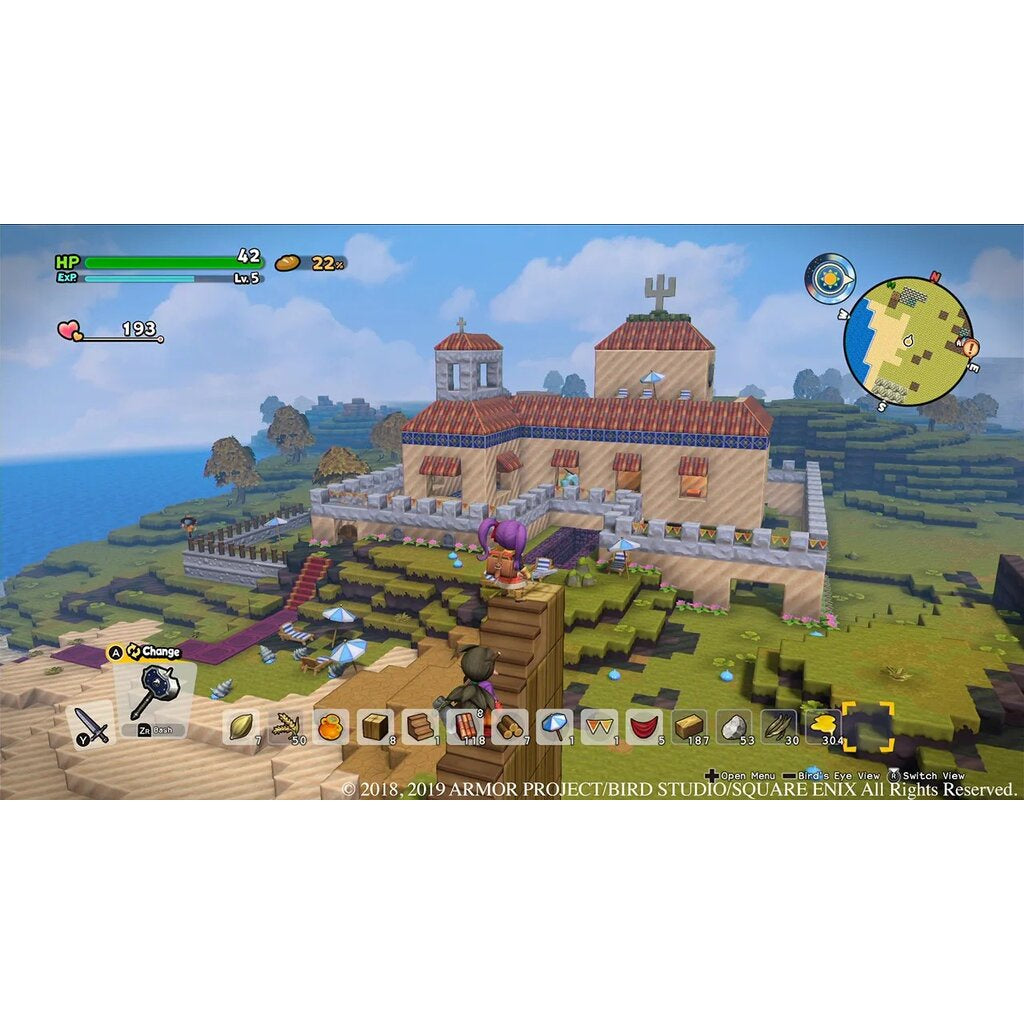 Dragon Quest Builders 2 Switch แผ่นเกม Nintendo Joy-Con