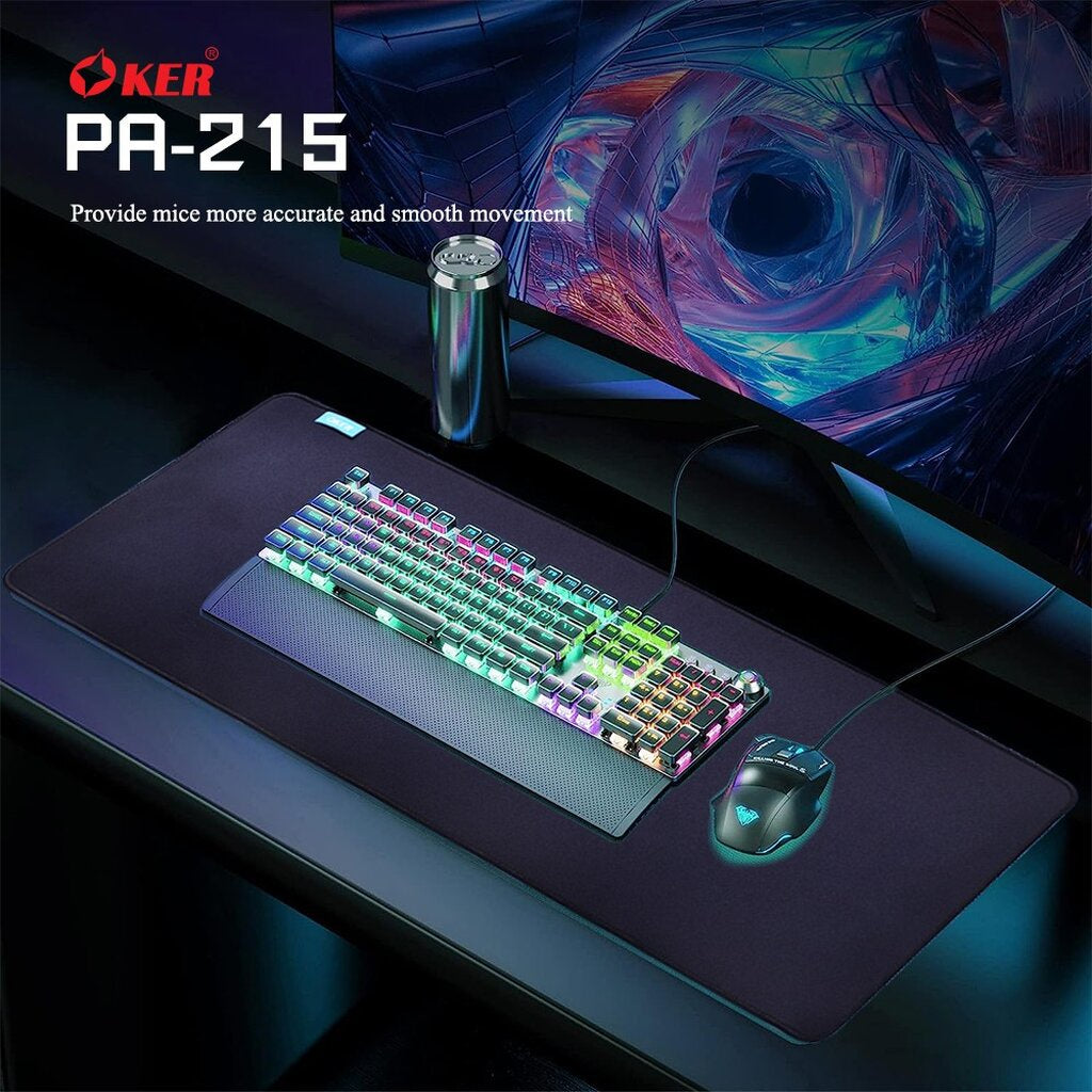 OKER PA-215 MOUSE PAD GAMING แผ่นรองเม้าส์ขนาดกลาง