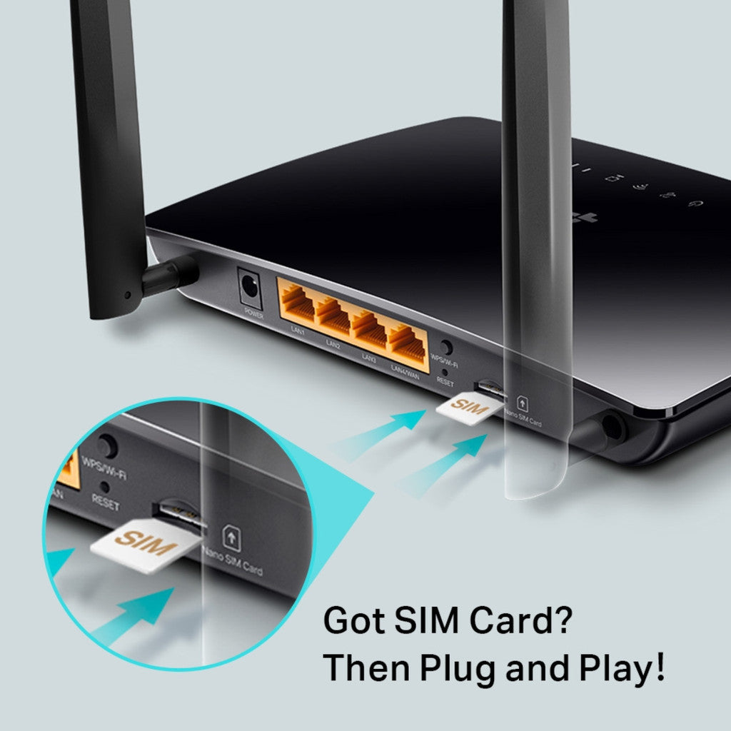 TP-Link Archer MR202 4G LTE Router ปล่อย Wi-Fi ความเร็วสูง พร้อมพอร์ต LAN/WAN รับประกัน 3 ปี