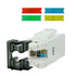LINK US-1006A CAT 6 RJ45 CAT6 RJ45 SIIM WHITE JACK COLOR CHAHGEABLE ตัวเมีย