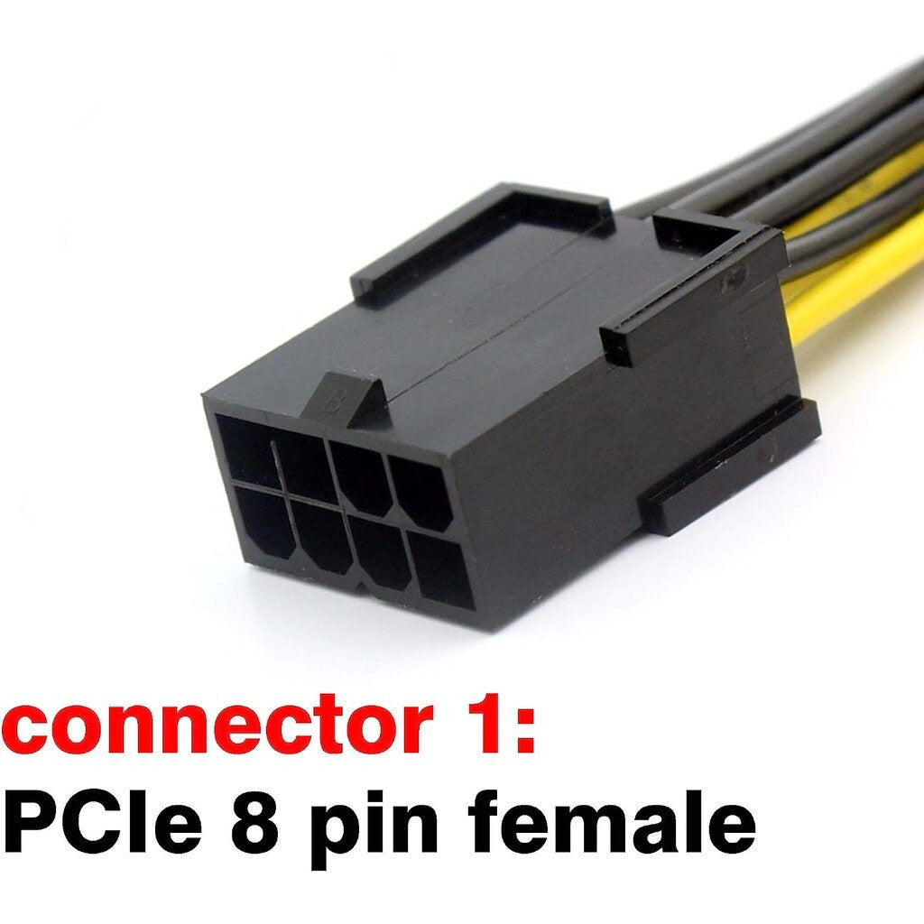 PCIE 8 PIN (6+2) EXTENSION CABLE สายถักสำหรับแต่งคอมพิวเตอร์ PC