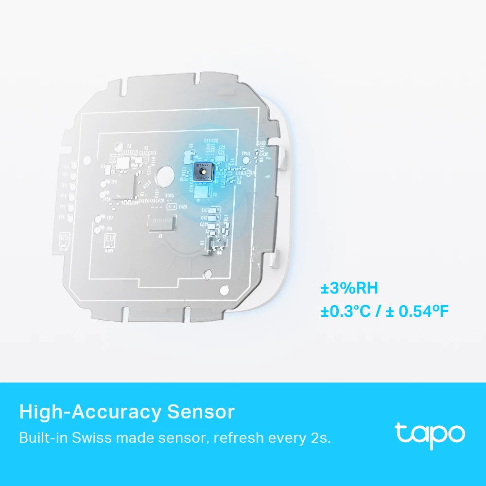 TAPO T315 Smart Temperature & Humidity Monitor ตรวจวัดอุณหภูมิและความชื้นด้วยความแม่นยำ ใช้งานร่วมกับ Tapo Hub