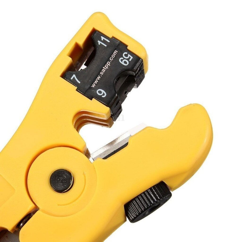 LINK UC-8145 คีมปอกสาย รองรับ RG59/RG6/RG11 STRIPPING TOOL (เหมาะสำหรับระบบทีวี/กล้องวงจรปิด)