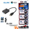 GLINK GL021 (GL-021) ตัวแปลง CONVERTER HDMI TO VGA + AUDIO สีดำ