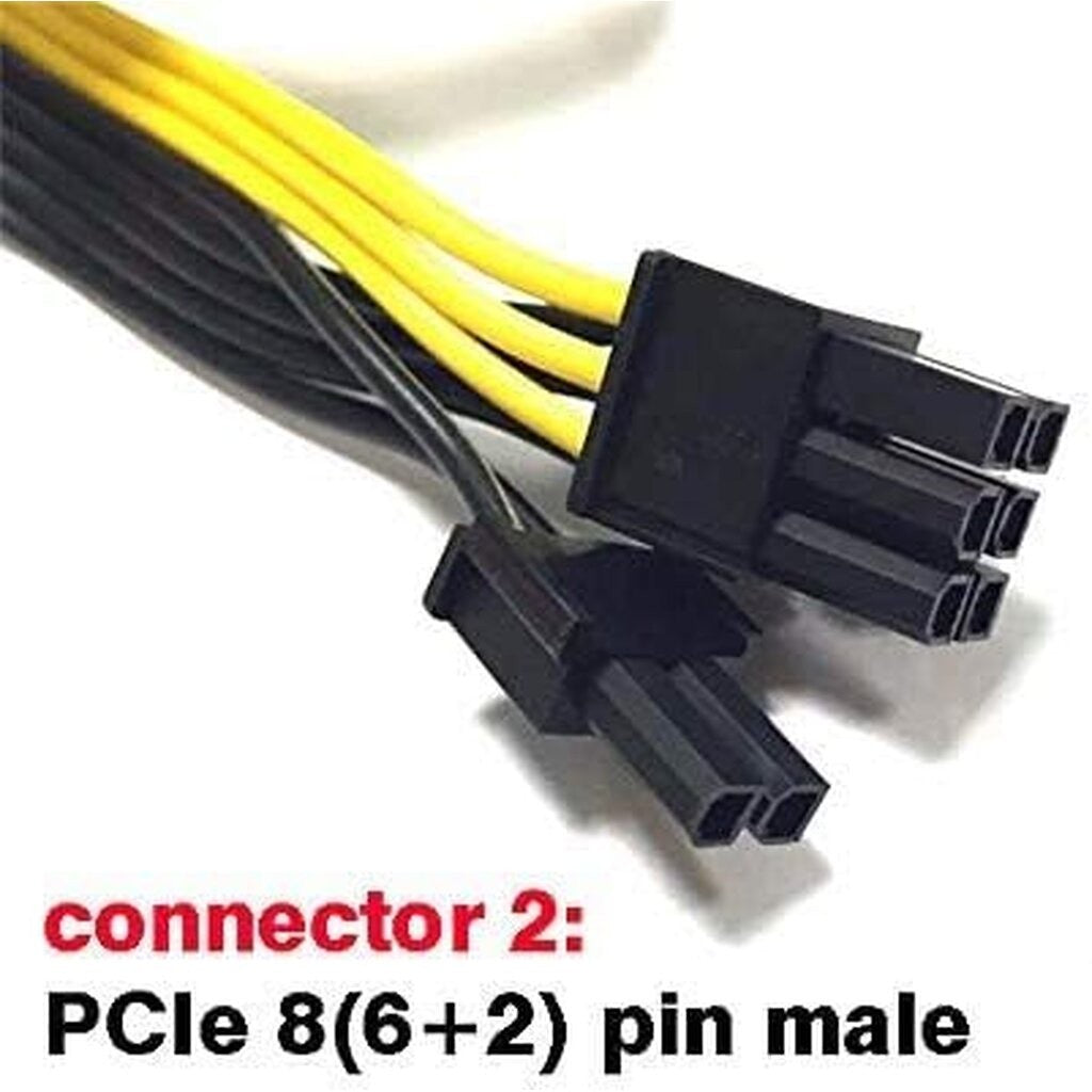 PCIE 8 PIN (6+2) EXTENSION CABLE สายถักสำหรับแต่งคอมพิวเตอร์ PC