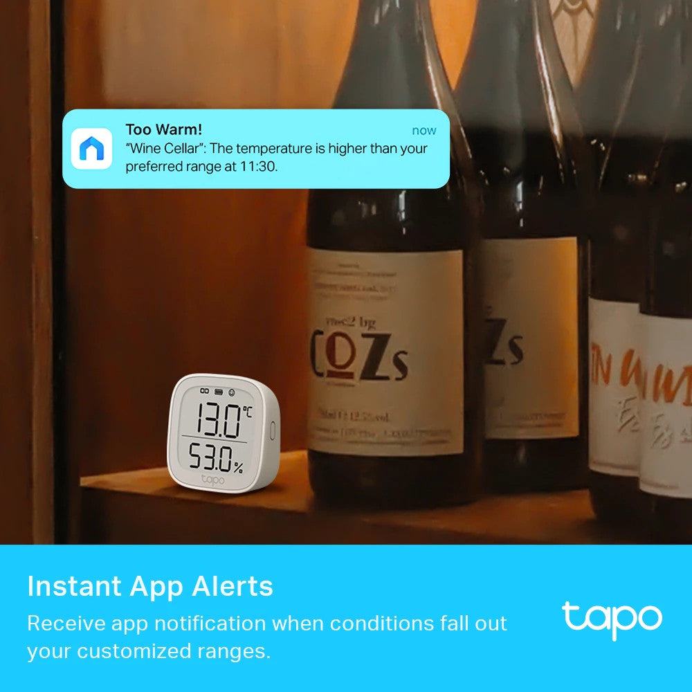 TAPO T315 Smart Temperature & Humidity Monitor ตรวจวัดอุณหภูมิและความชื้นด้วยความแม่นยำ ใช้งานร่วมกับ Tapo Hub