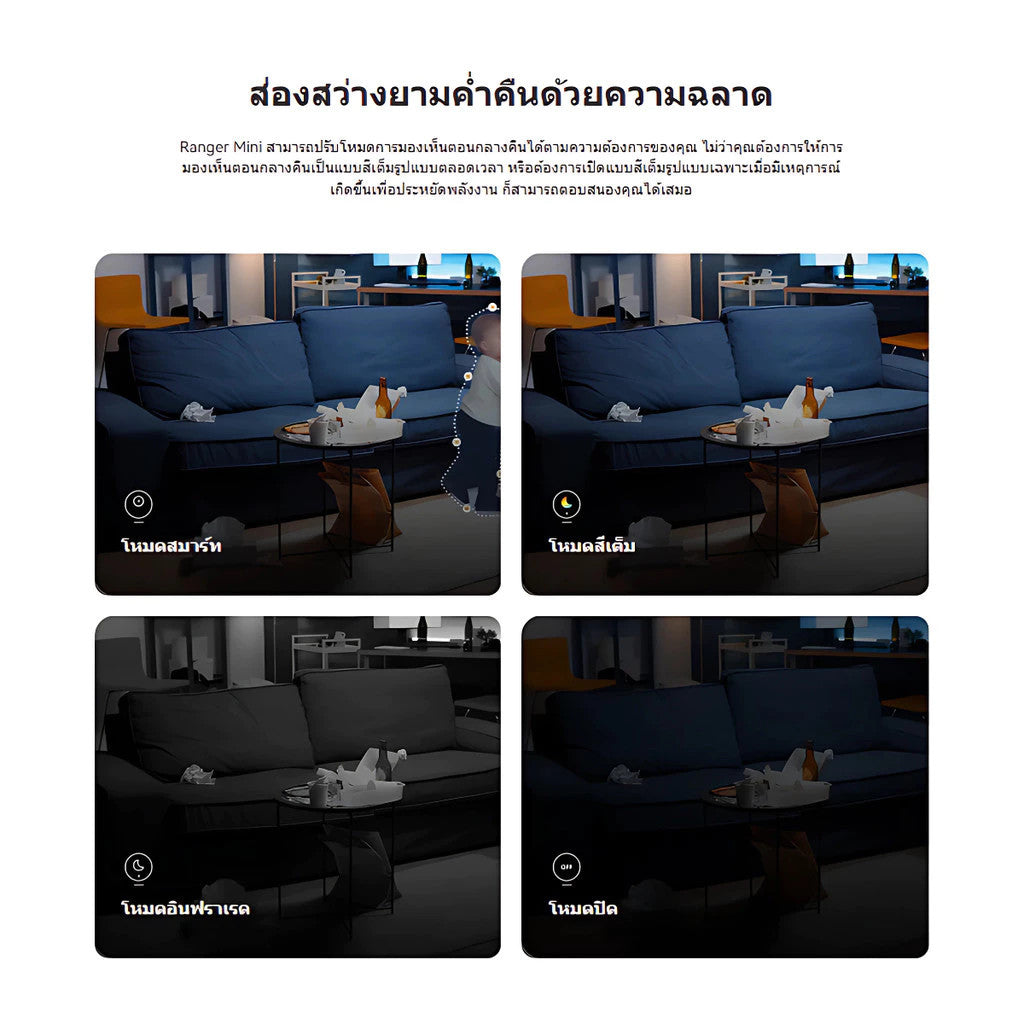 IMOU RANGER MINI 3MP SMART WIFI CAMERA FULL COLOR NIGHT VISION SECURITY กล้องวงจรปิดภายใน