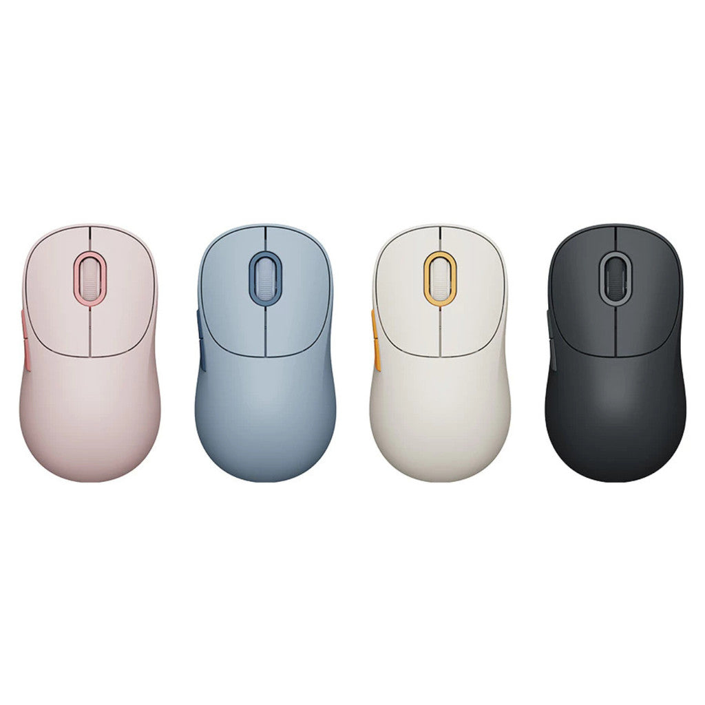 XIAOMI WIRELESS MOUSE 3 เมาส์ไร้สาย เมาส์บลูทูธ เสียงคลิกเงียบ เชื่อมต่อได้ 2 โหมด 2.4GHz และบลูทูธ