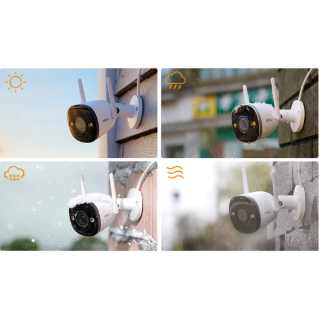 IMOU BULLET 2E 5MP (3.6MM) กล้องวงจรปิดภายนอก มีการตรวจจับมนุษย์