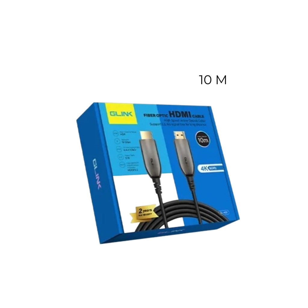 Glink Cable HDMI Optical Fiber V2.0 รองรับ 4K 60Hz.รุ่น GL-403 10 M ประกัน 1 ปี