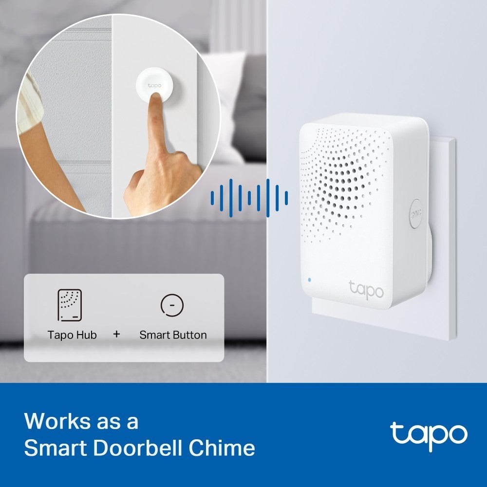 TAPO H100 SMART HUB WITH CHIME สมาร์ทฮับพร้อมเสียงระฆัง รับประกัน 1 ปี