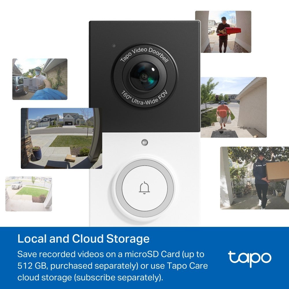 TP-LINK TAPO D210 VIDEO DOORBELL CAMERA กล้องกริ่งประตู รับประกัน 1 ปี
