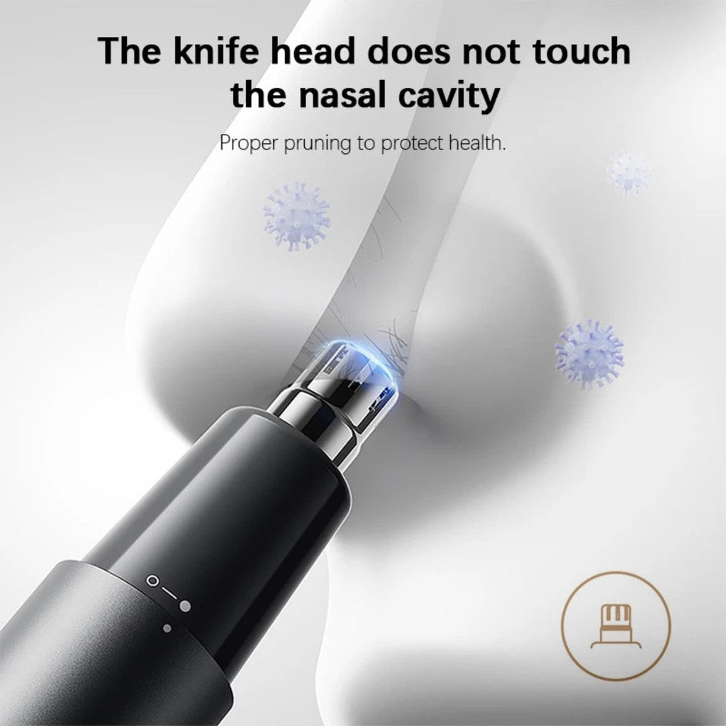 Xiaomi Nose Hair Trimmer เครื่องตัดขนจมูกไฟฟ้า แบบพกพา กันน้ํา IPX5 ฝาครอบป้องกันแม่เหล็ก ประกันศูนย์