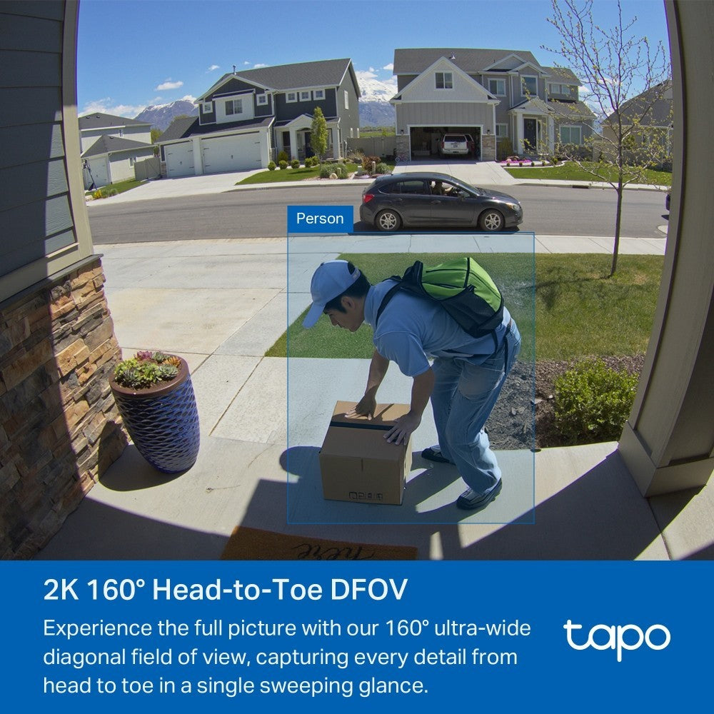 TP-LINK TAPO D210 VIDEO DOORBELL CAMERA กล้องกริ่งประตู รับประกัน 1 ปี
