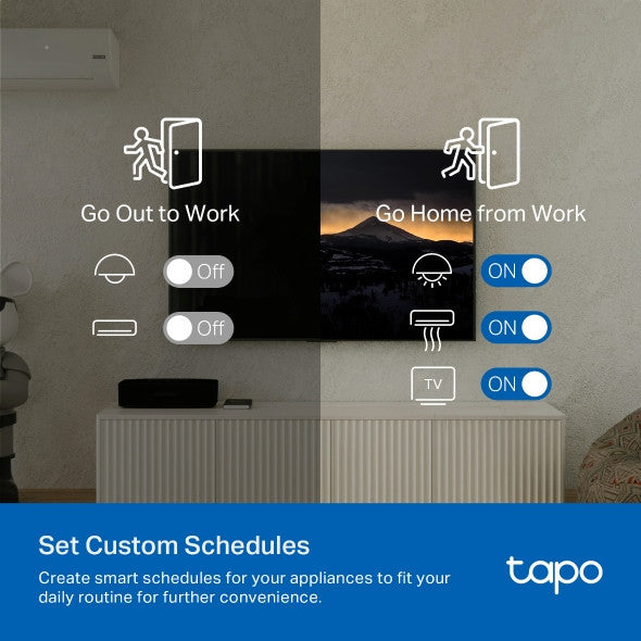 TP-LINK Tapo H110 Smart IR & IoT Hub เชื่อมต่อและควบคุมอุปกรณ์ IR และเซนเซอร์ Tapo รวมถึงรวมเข้ากับระบบนิเวศ Matter*