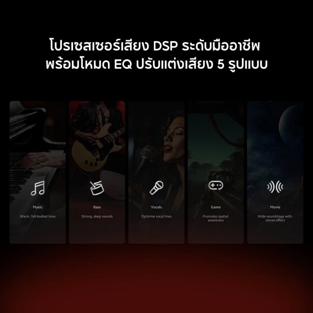 Xiaomi Desktop Speaker ลำโพงบลูทูธ ลำโพงตั้งโต๊ะ ไฟ RGB ไมโครโฟนในตัว โหมดเสียงหลายรูปแบบ สเตอริโอแบบสองช่อง