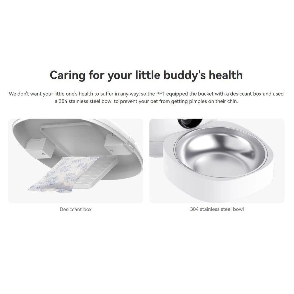 IMOU Smart Pet Feeder PF1 เครื่องให้อาหารสัตว์เลี้ยง มุมมองแบบพาโนรามา 360° | ระบบจ่ายอัจฉริยะ