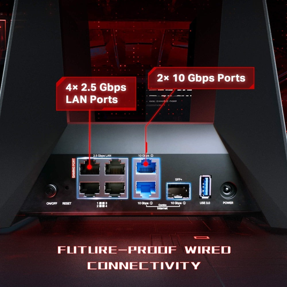 TP-Link Archer GE800 BE19000 Tri-Band Wi-Fi 7 Gaming Router รับประกันศูนย์ไทย