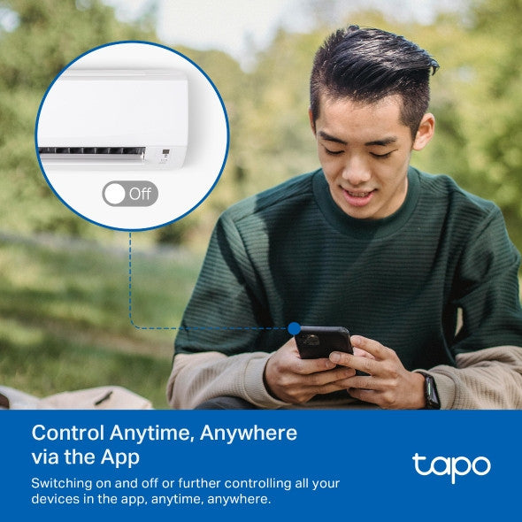 TP-LINK Tapo H110 Smart IR & IoT Hub เชื่อมต่อและควบคุมอุปกรณ์ IR และเซนเซอร์ Tapo รวมถึงรวมเข้ากับระบบนิเวศ Matter*