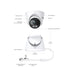 TP-LINK VIGI InSight S425 2MP Full-Color Turret Network Camera สีเต็มรูปแบบ 24 ชม กันน้ำระดับ IP67