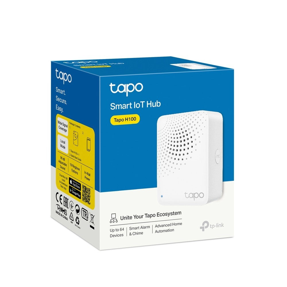 TAPO H100 SMART HUB WITH CHIME สมาร์ทฮับพร้อมเสียงระฆัง รับประกัน 1 ปี