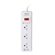 ANITECH H533-ON ปลั๊กไฟ 3 ช่อง 1 สวิตซ์  รองรับกำลังไฟสูงสูงสุด 2200 วัตต์ 10 แอมป์