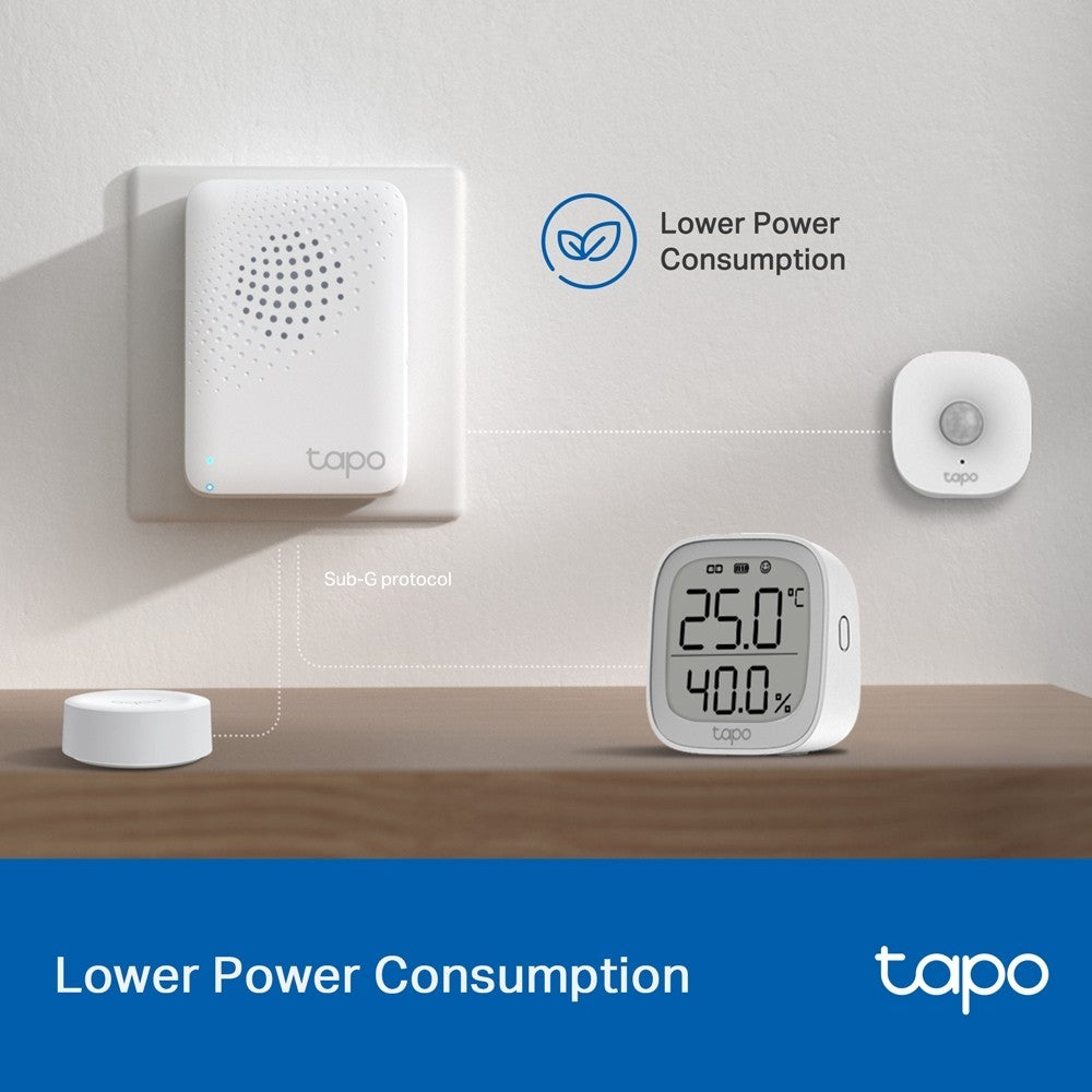 TAPO H100 SMART HUB WITH CHIME สมาร์ทฮับพร้อมเสียงระฆัง รับประกัน 1 ปี