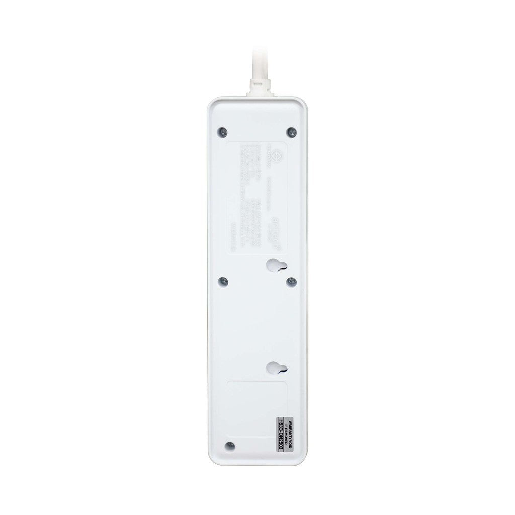 ANITECH H533-ON ปลั๊กไฟ 3 ช่อง 1 สวิตซ์  รองรับกำลังไฟสูงสูงสุด 2200 วัตต์ 10 แอมป์