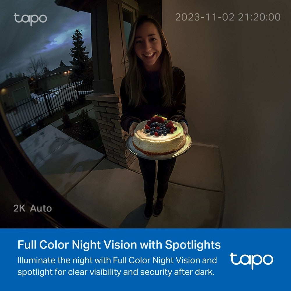TP-LINK TAPO D210 VIDEO DOORBELL CAMERA กล้องกริ่งประตู รับประกัน 1 ปี