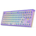 KEYBOARD คีย์บอร์ด AULA F2183 (BLUE SWITCH) สีม่วง