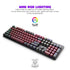 NUBWO X33 NEW EDITION CIY RED WINE RED MECHANICAL GAMING KEYBOARD พร้อมด้วยไฟ MINII RGB