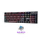 Nubwo X33 New Edition CIY RED WINE BLUE คีย์บอร์ดเกมมิ่ง พร้อมด้วยไฟ mini RGB
