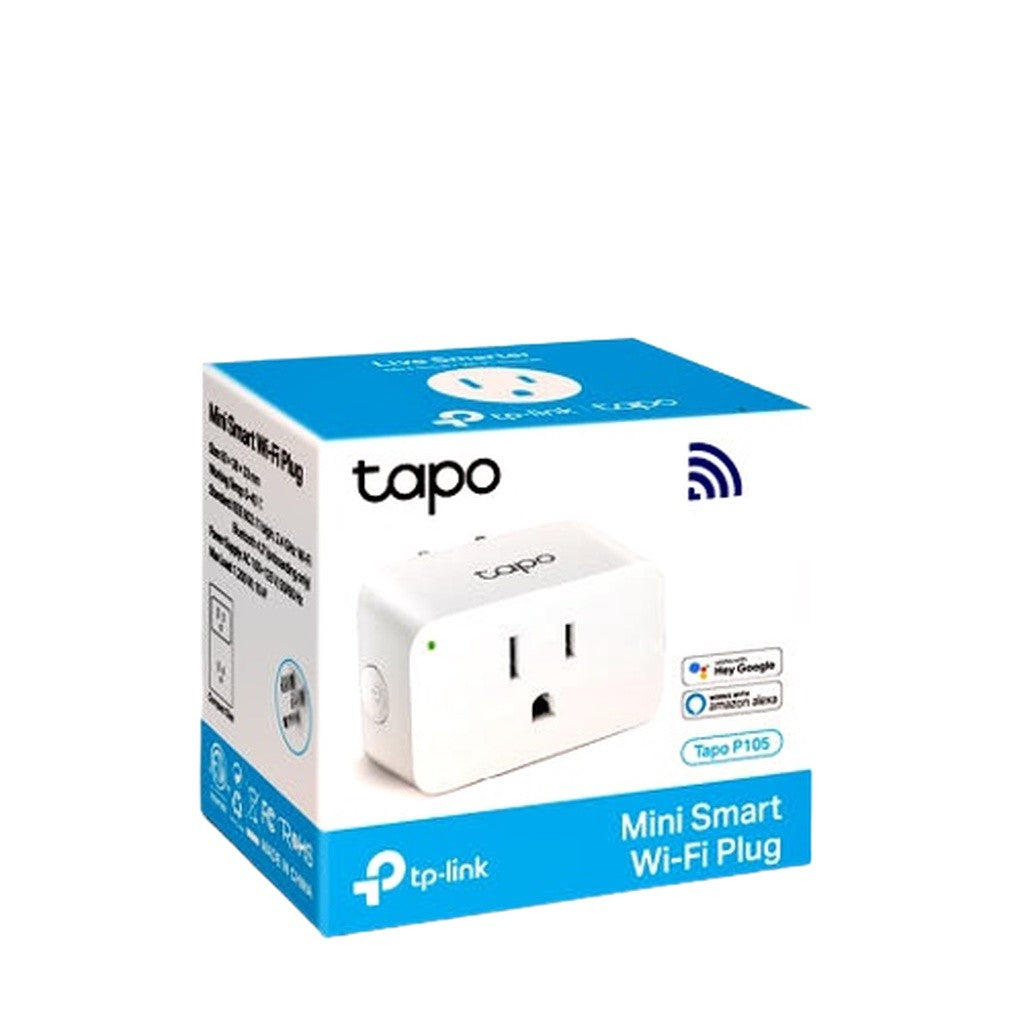 TP-LINK TAPO P105 Mini Smart WiFi Plug ปลั๊กอัจฉริยะ สั่งการด้วยเสียงผ่าน