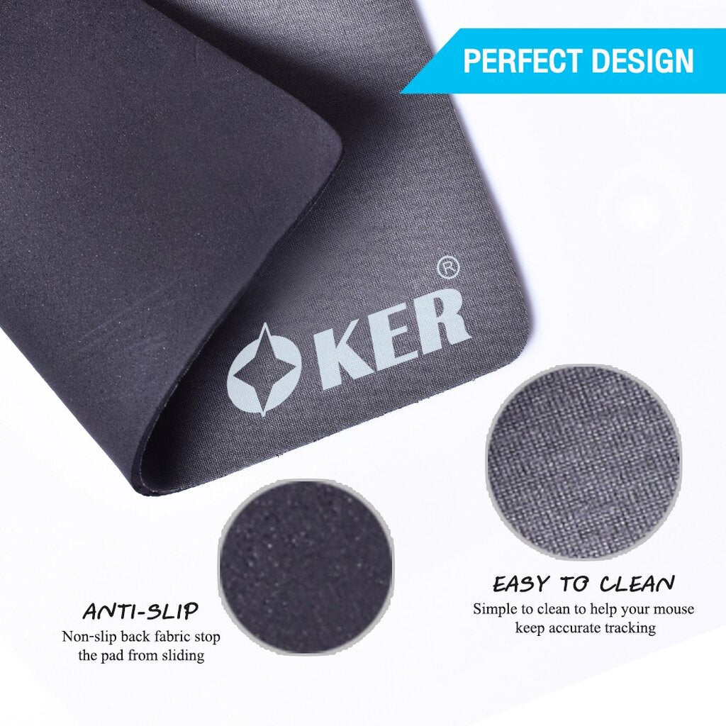 OKER 1030 BLUE OPTICAL MOUSE PAD แผ่นรองเม้าส์