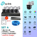 TP-LINK VIGI(C340, C440, C540) 4 ตัว/NVR1008H/SF1006P/สายแลน100M/HDD 1TB/2TB