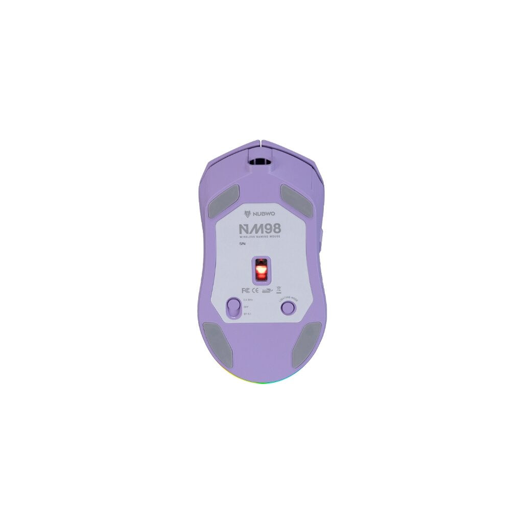 NUBWO NM-98 PURPLE DUAL MODE WIRELESS GAMING MOUSE