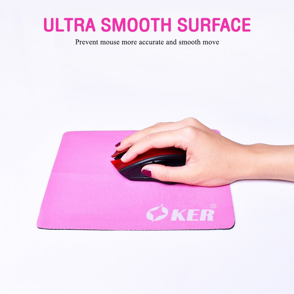 OKER 1030 BLUE OPTICAL MOUSE PAD แผ่นรองเม้าส์