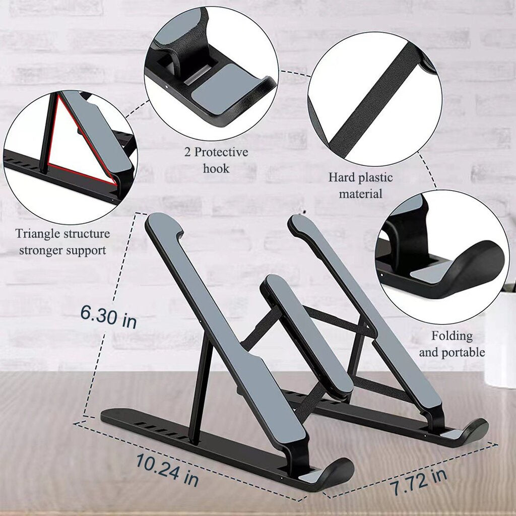 OKER C-12 PINK CREATIVE LAPTOP STAND COOLING PAD ขาตั้งแล็ปท็อปแบบพกพา