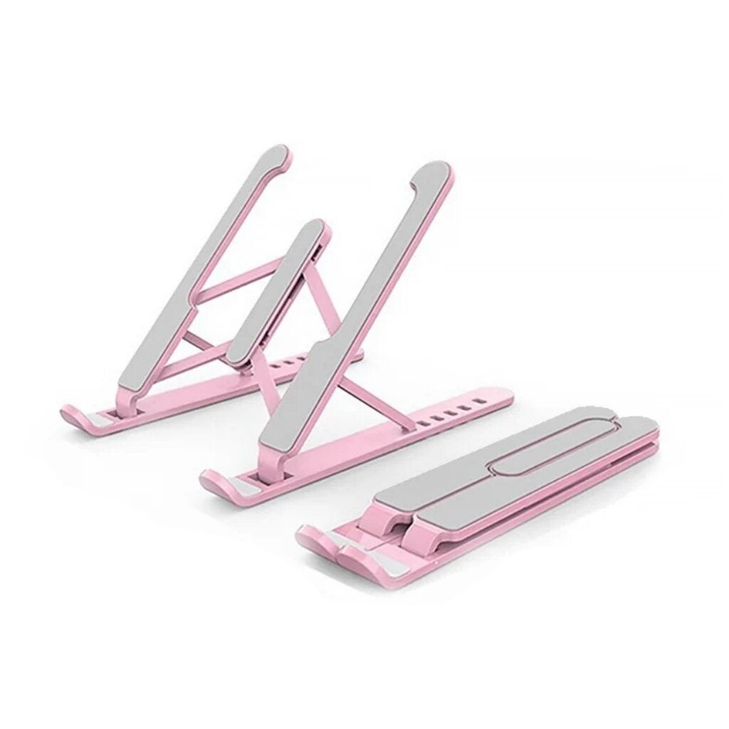 OKER C-12 PINK CREATIVE LAPTOP STAND COOLING PAD ขาตั้งแล็ปท็อปแบบพกพา