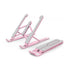 OKER C-12 PINK CREATIVE LAPTOP STAND COOLING PAD ขาตั้งแล็ปท็อปแบบพกพา