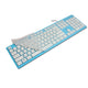 OKER KB-518 BLUE KEYBOARD USB WIRED MULTIMEDIA KEYBOARD