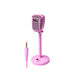 OKER M813 PINK MULTIMEDIA MICROPHONE ไมโครโฟนหัวเสียบ 3.5 มม