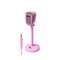 OKER Microphone ไมค์คอม รุ่น M813 PINK ไมโครโฟน คอมพิวเตอร์ ตั้งโต๊ะ รูปทรงคลาสสิก