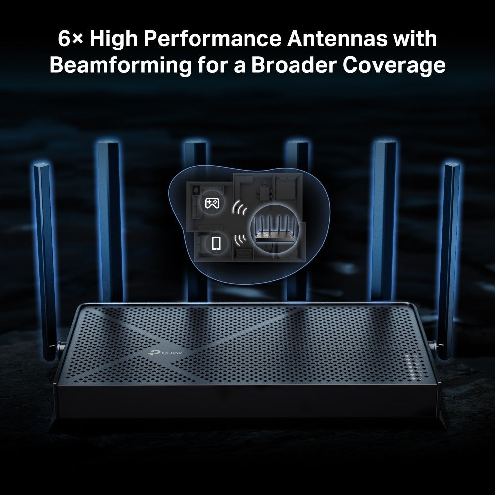 TP-LINK ARCHER BE400 BE6500 DUAL-BAND ROUTER WI-FI 7